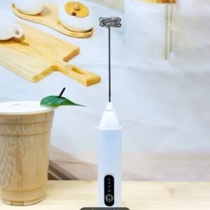 NEW Rechargeable White Electric Milk Frother